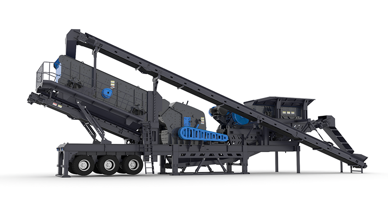 四组合式移动破碎站